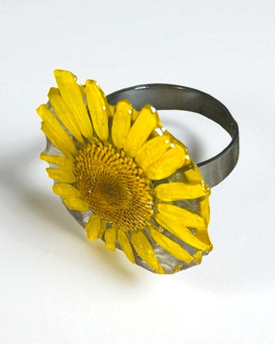 Anillo Margarita amarilla silvestre