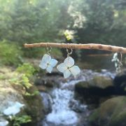 Pendientes Hortensia Azul