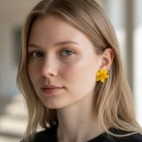 Modelo pendientes boton narcisos